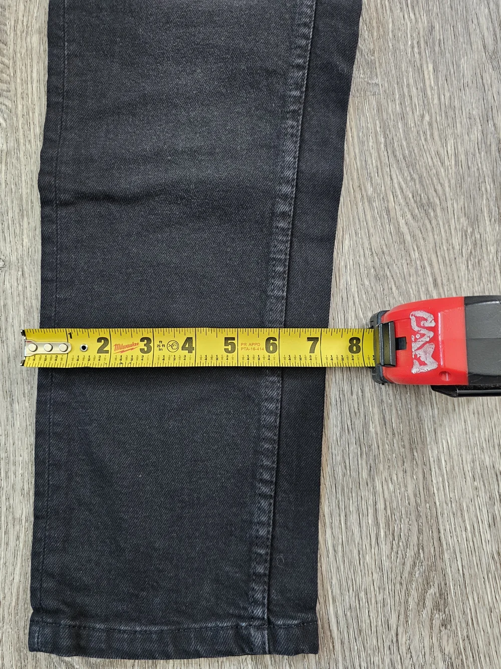NWT Zara Man Slim Fit Jeans Black Faded Wash Denim Size 34